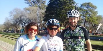 Marcelo Meza, joven deportista de Pérez, obtuvo el primer puesto en la “Rural Bike” (Isabel Meza)