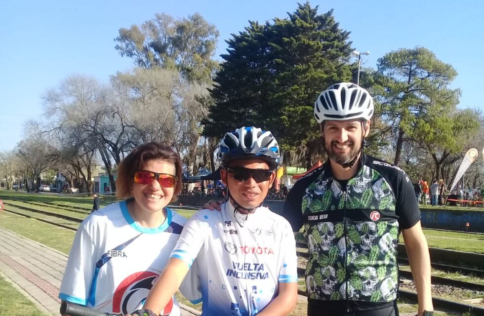 Marcelo Meza, joven deportista de Pérez, obtuvo el primer puesto en la “Rural Bike”