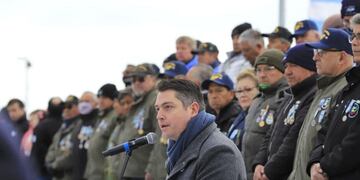 “Desde Río Grande, ciudad de la soberanía, hacemos propio el planteo del presidente”