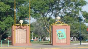Plaza 9 de Julio de Rafaela