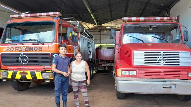 Agradecieron el gesto de una vecina al devolver el celular de un Bombero Voluntario de Eldorado.