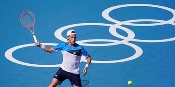 Diego Schwartzman superó al checo Tomas Machac y se instaló en octavos de final del tenis masculino de Tokio 2020.