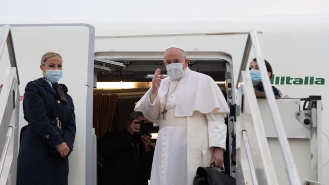 El papa Francisco llegó a Irak.