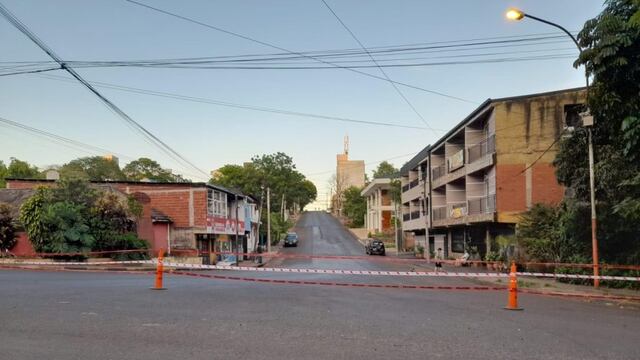Puerto Iguazú: por obras, cierran circulación sobre avenida Guaraní.