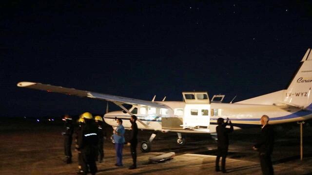 Trasladan a un tresarroyense en un vuelo sanitario
