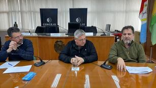 Lombardo y Martino fueron el lunes al Concejo