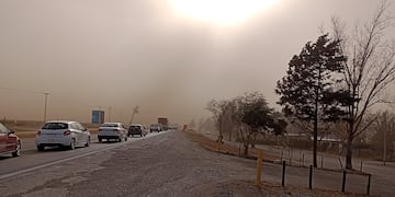 Zonda y sus consecuencias en las rutas de Mendoza