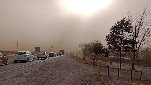 Zonda y sus consecuencias en las rutas de Mendoza