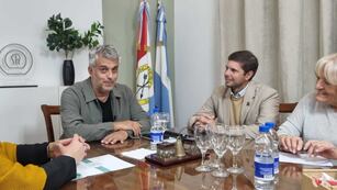 El periodista  Mario Massaccesi estuvo este sábado en Rafaela