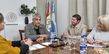 El periodista Mario Massaccesi estuvo este sábado en Rafaela