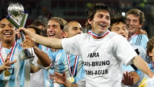 Lionel Messi, campeón en Holanda 2005