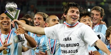 Lionel Messi, campeón en Holanda 2005