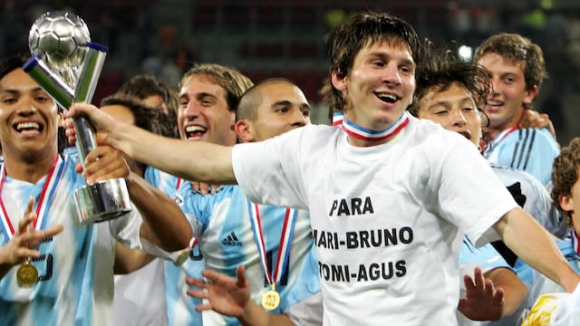 Lionel Messi, campeón en Holanda 2005