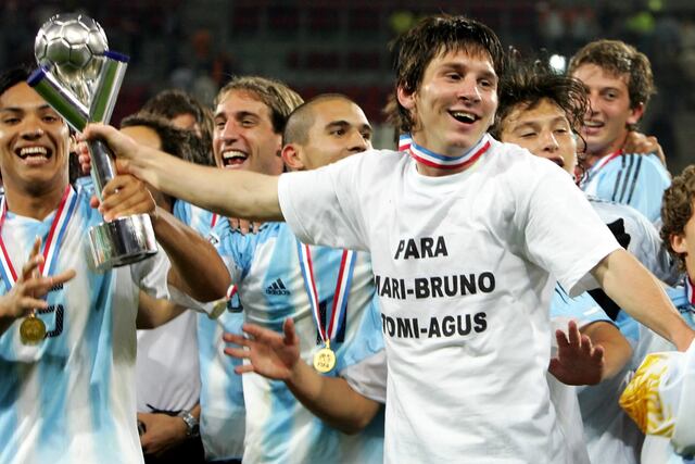 Lionel Messi, campeón en Holanda 2005