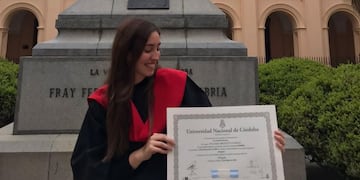 Paloma Druetta Longo se recibió de abogada (El Doce).