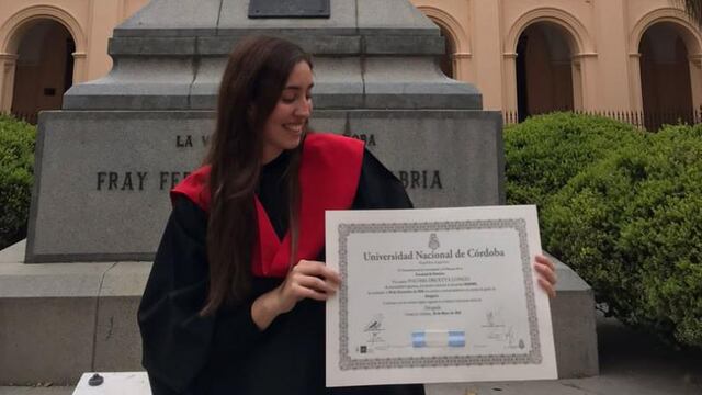 Paloma Druetta Longo se recibió de abogada (El Doce).