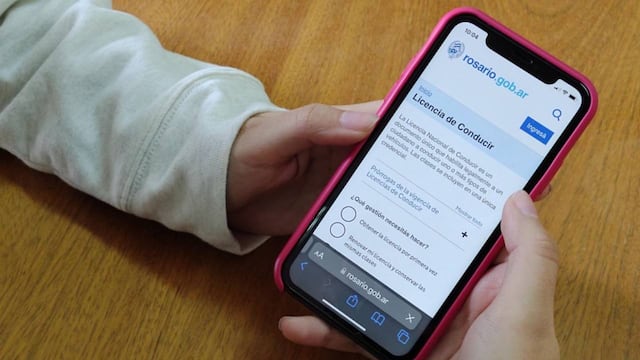 Trámite online para el carnet de conducir en Rosario