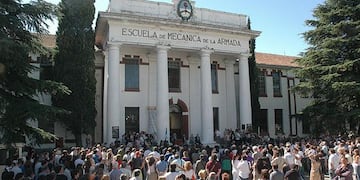 ESMA. Durante el acto del 24 de marzo pasado. Foto: DyN