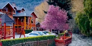 El increíble paisaje que sorprende a los turistas en la Patagonia.