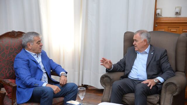 Osvaldo Jaldo y José Cano. (Foto: Comunicación Gobierno de Tucumán)