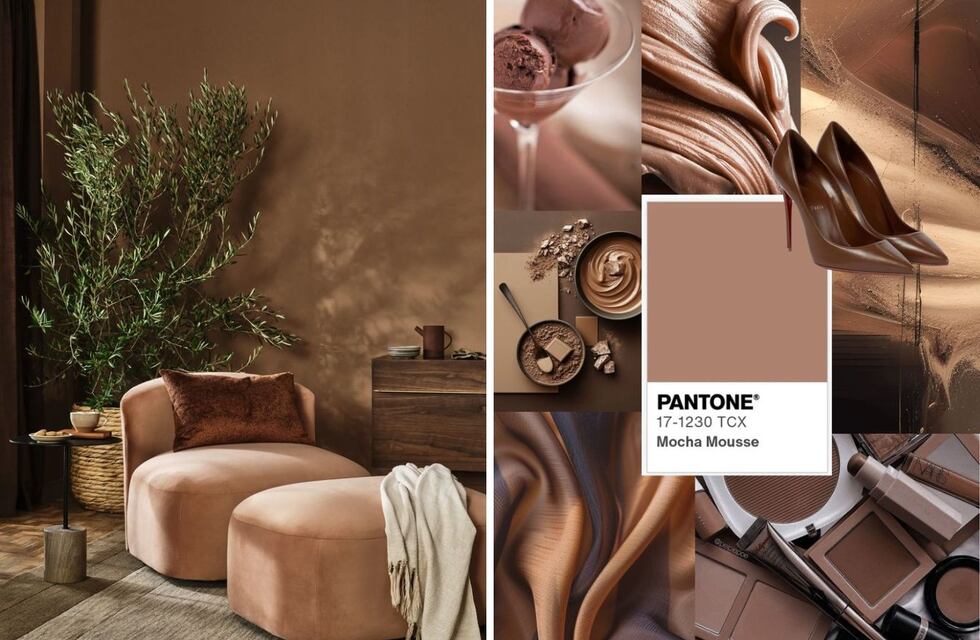 Cómo usar el Mocha Mousse, el Color del Año 2025, según Pantone