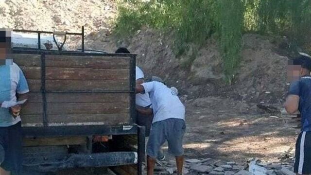 Le aplicaron el artículo 49 del Código de Convivencia Ciudadana a tres personas que arrojaban escombros.