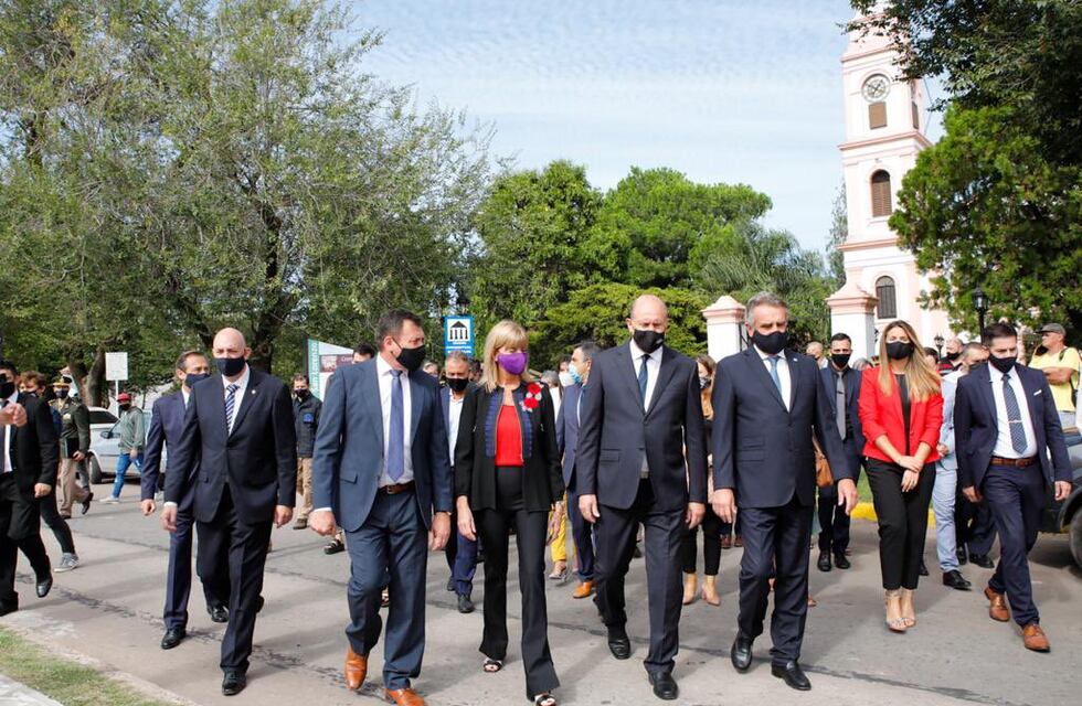 Perotti y Rossi encabezaron el acto por aniversario del Combate de San Lorenzo