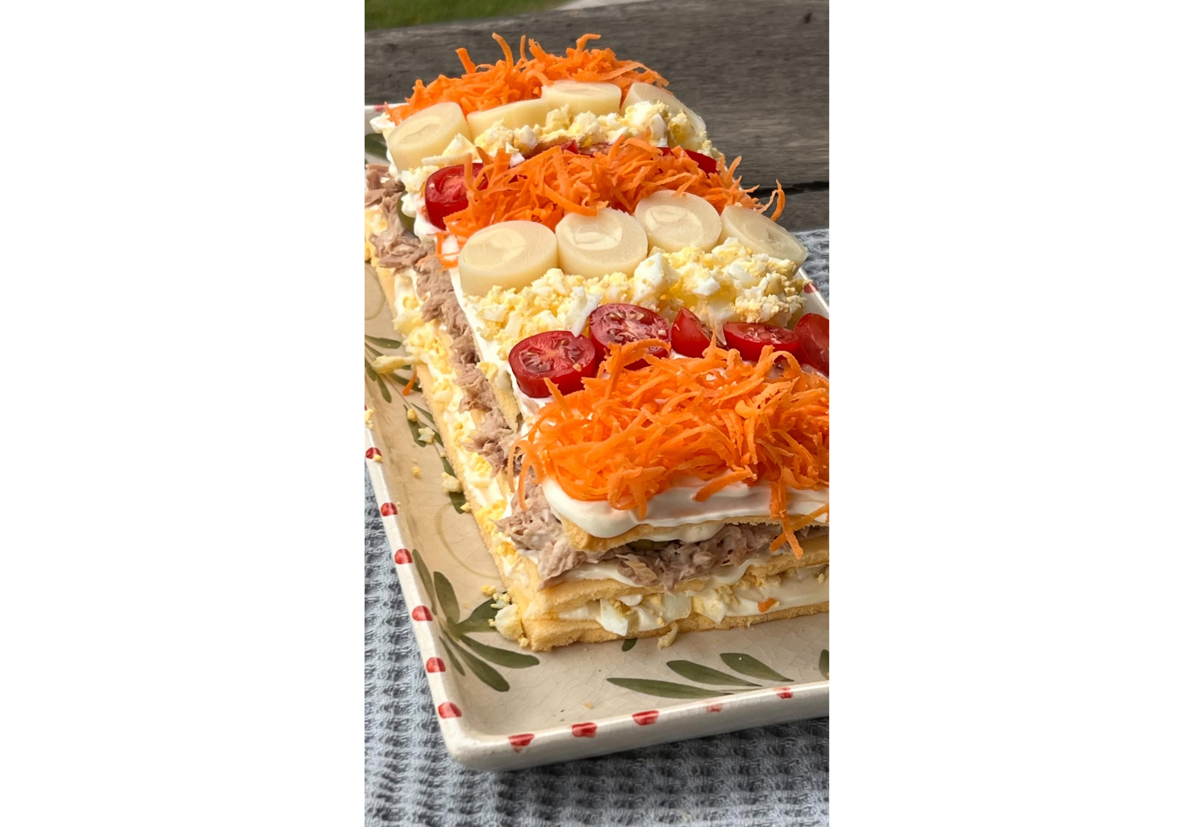 Este pionono salado es muy fácil de hacer.