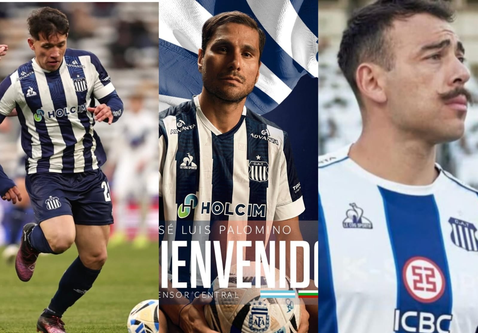 Cáceres, Palomino y Catalán jugarán para la reserva de Talleres este martes. Los refuerzos y el defensor necesitan tener minutos para estar a punto. (Foto: Prensa Talleres)