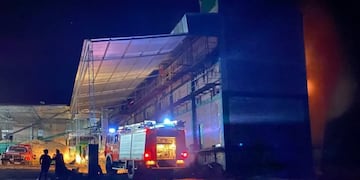 San Pedro: Bomberos sofocaron principio de incendio en una Cooperativa Yerbatera