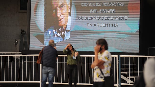 Presentación de "Primer tiempo", el libro de Mauricio Macri (Foto: Clarín)