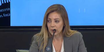 Flavia Royón, secretaria de Energía de la Nación, anuncia la implementación de la segmentación de las tarifas.