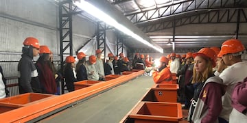 Estudiantes en el Centro Ambiental Modelo