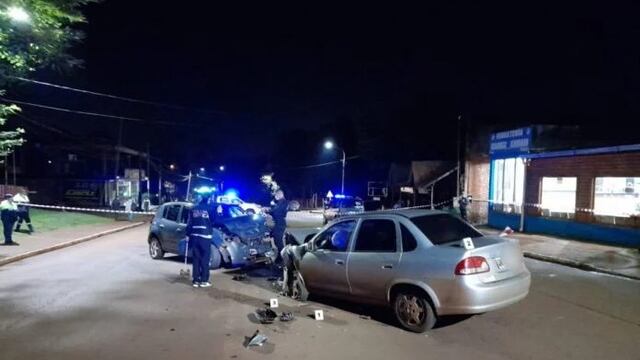Un muerto y un herido de gravedad tras choque frontal en Eldorado.