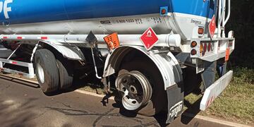 Accidente en Puerto Iguazú. FOTO: Radio Iguazú