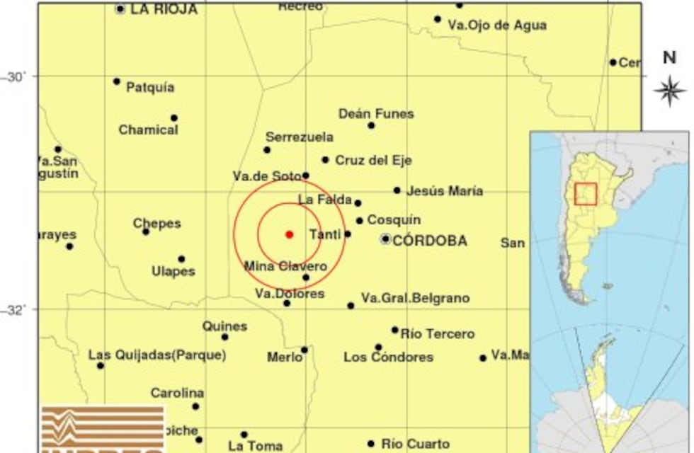 Temblor en las sierras de Córdoba sorprendió a los habitantes del Valle de Punilla