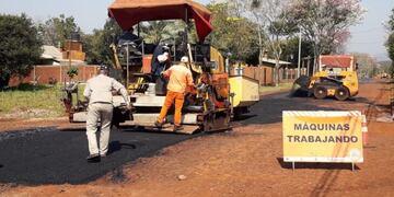 Inicio de obras viales en Ruiz de Montoya.