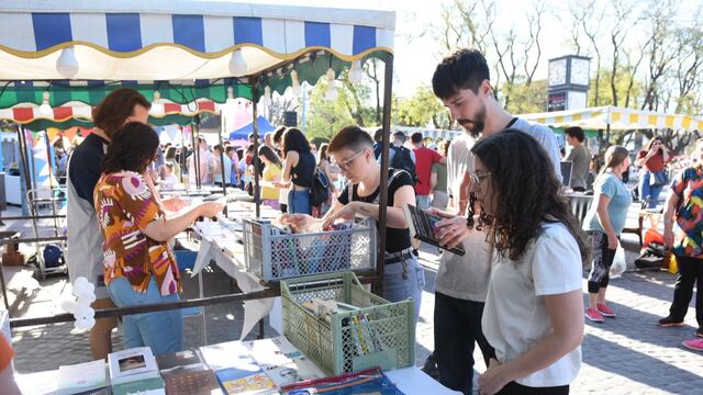 Se llevó a cabo la Feria del Libro en la Plaza 25 de Mayo