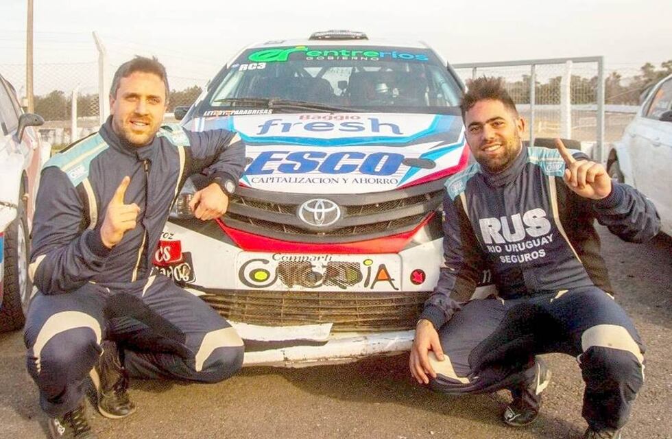 El concordiense Toio Ballay es campeón del Rally Argentino