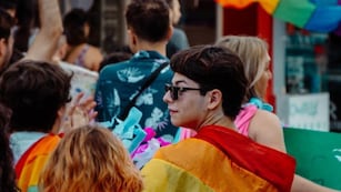 Marcha del Orgullo en Gualeguay. Foto: Instagram Diversidad Gualeguay