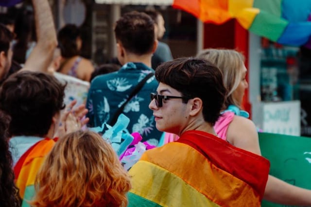 Marcha del Orgullo en Gualeguay. Foto: Instagram Diversidad Gualeguay