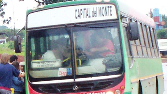 Oberá: colectivos del transporte urbano de paro