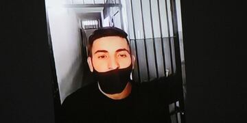Espejo declaró vía Zoom desde los calabozos de la Comisaría 23º, donde permanece detenido. Tiempo de San Juan.