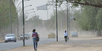 VIENTO. Se esperan ráfagas de hasta 50 kilómetros por hora en Córdoba.  (LaVoz/Archivo)