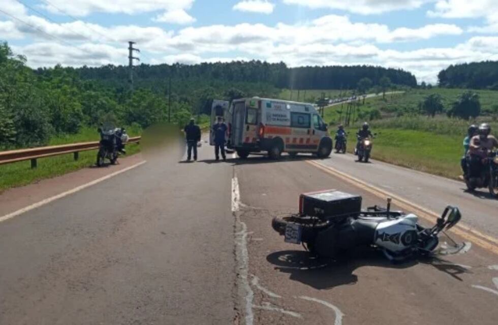 Accidente fatal en Capioví: un motociclista fallecido
