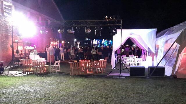 Fiesta clandestina en Colonia Avellaneda.