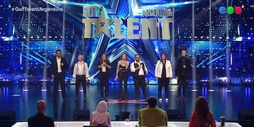 Una banda de La Plata soprendió en Got Talent Argentina.