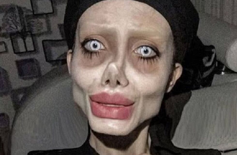 La increíble metamorfosis de la Angelina Jolie “zombie”