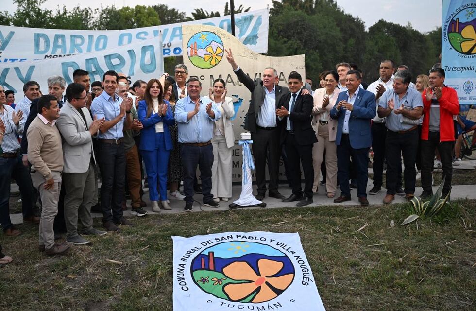 “No podemos hablar de otra obra más importante si no le damos agua a la gente”, dijo Jaldo en San Pablo