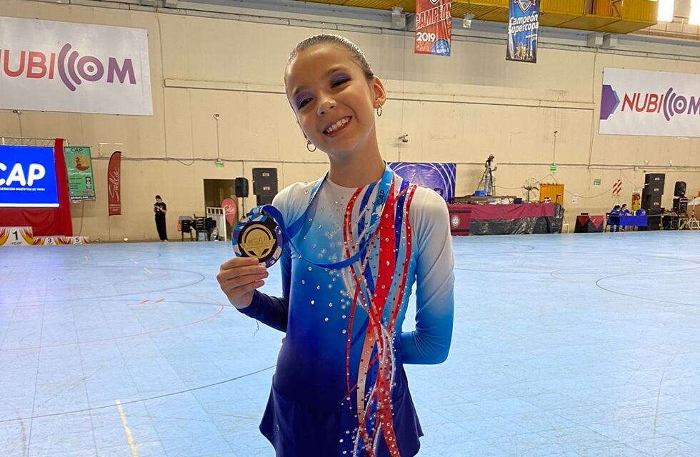 La patinadora de Arroyito Antonella Brune se consagró Campeona Argentina en Salta